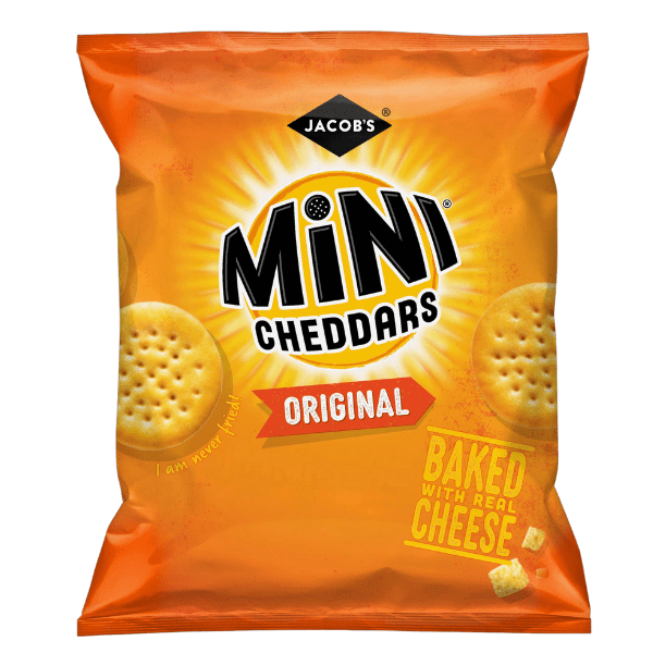 Jacob’s Mini Cheddars – Original (35g Bag)