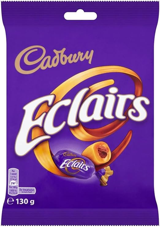 Cadbury Chocolate Eclairs (130g Bag)