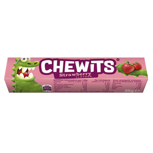 Chewits Strawberry Flavour Stick (30g)