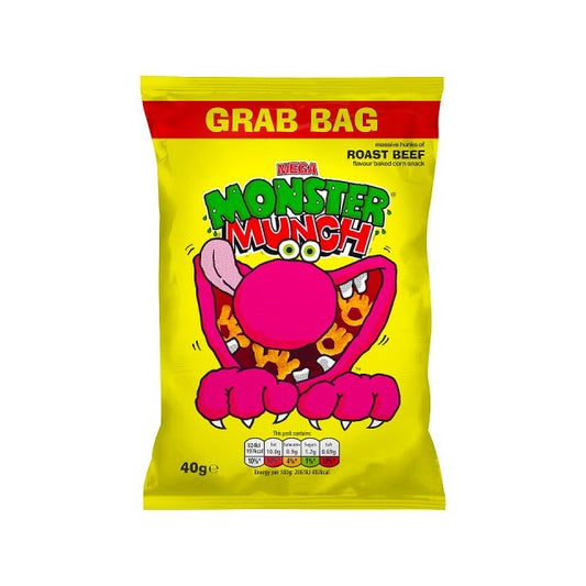Monster Munch – Roast Beef (40g Bag)