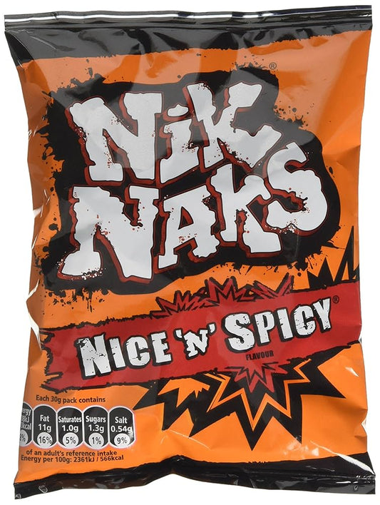 Nik Naks – Nice ’n’ Spicy (20g Bag)