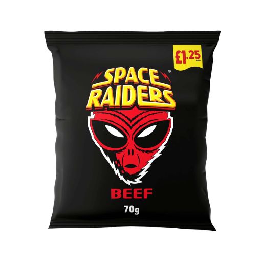 Space Raiders – Beef Flavour (13g Bag)