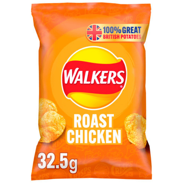 Walkers Roast Chicken Crisps (32.5g)