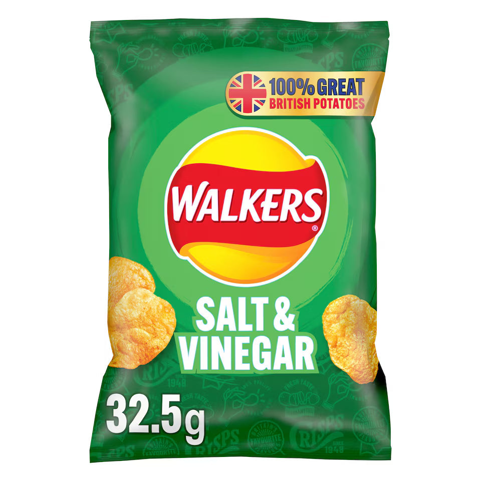 Walkers Salt & Vinegar Crisps (32.5g)