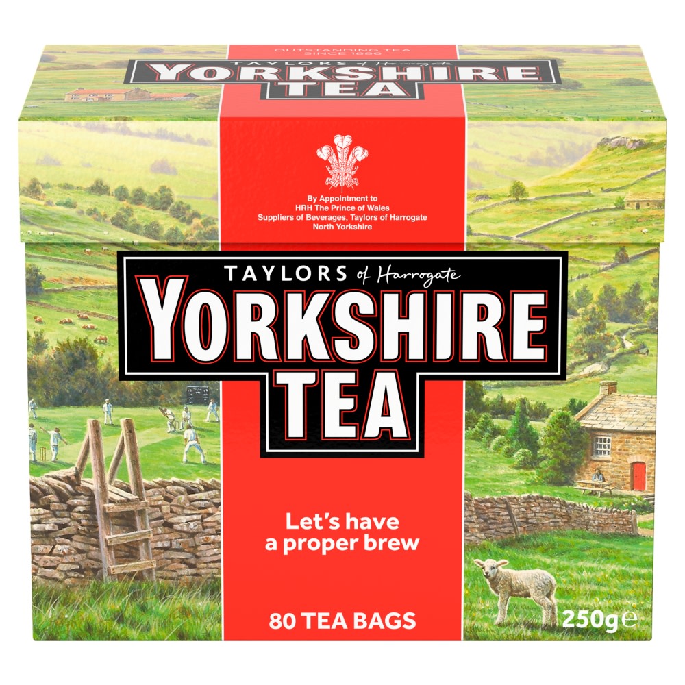 Yorkshire Tea Bags (250g – ~80 bags)