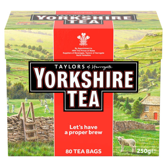 Yorkshire Tea Bags (250g – ~80 bags)